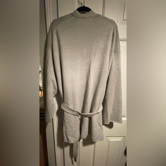J Crew Cashmere Relaxed Fit Open Cardigan Sweater, size L/XL - Picture 4 of 5